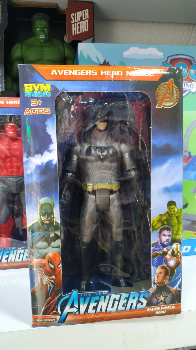 TEKLİ KUTULU KAHRAMAN SPIDERMAN HULK BATMAN