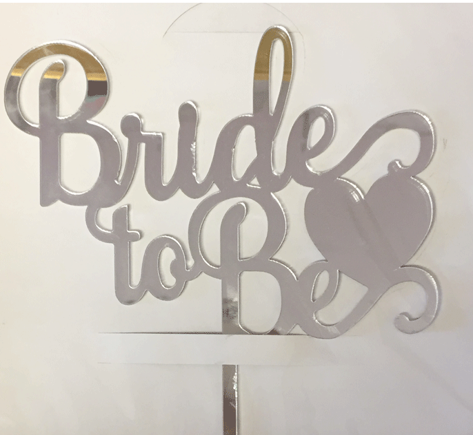 BRIDE PASTA ÜSTÜ PLEKSİ SÜS