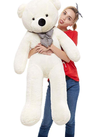 160 CM BEYAZ PAPYONLU DEV PELUŞ AYICIK