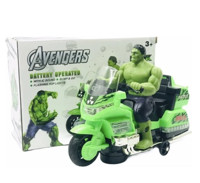PILLI MOTOR HULK MÜZİKLİ IŞIKLI ÇARP DÖN MEKANİZMA