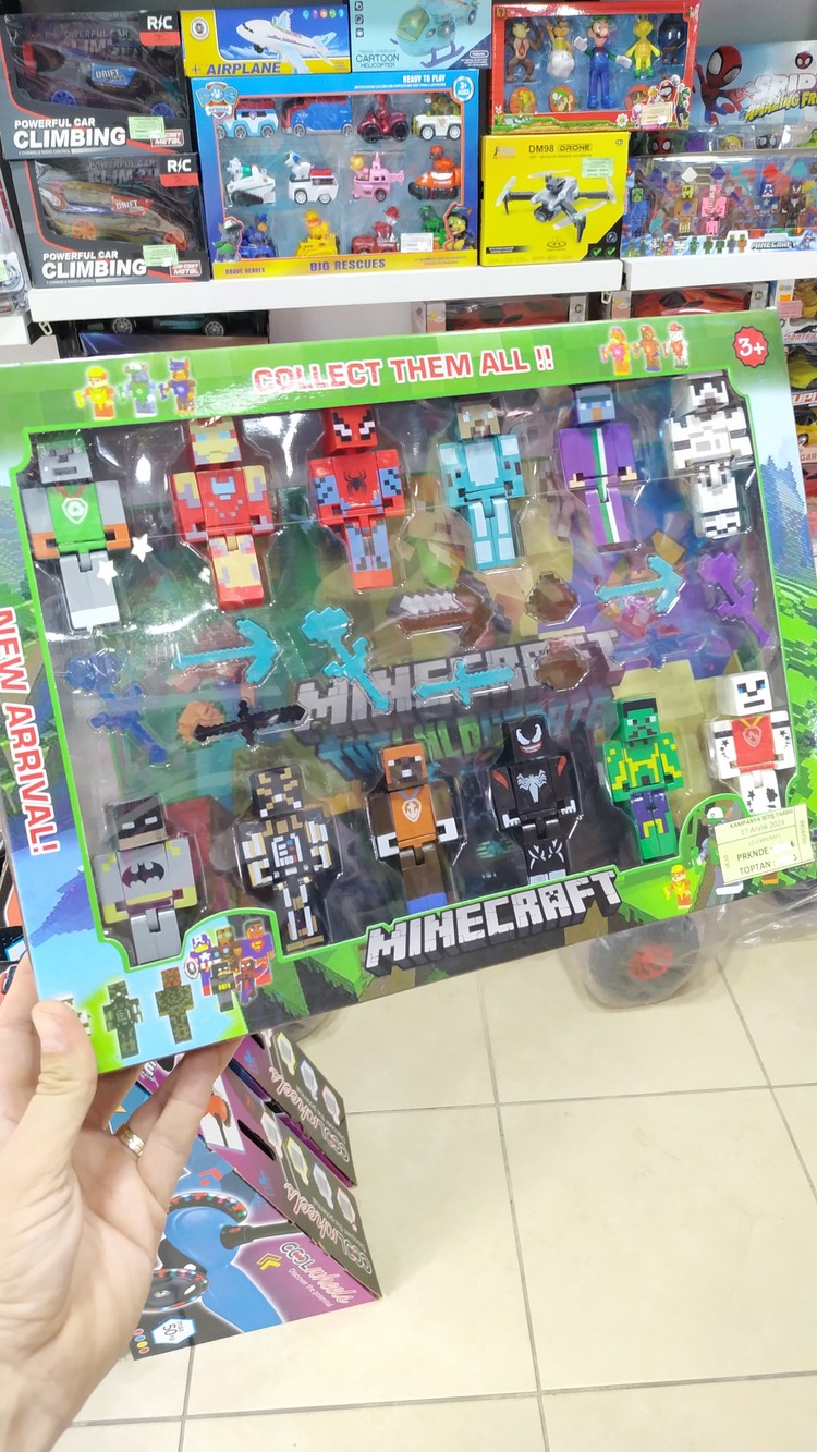 12 Lİ MINECRAFT SET