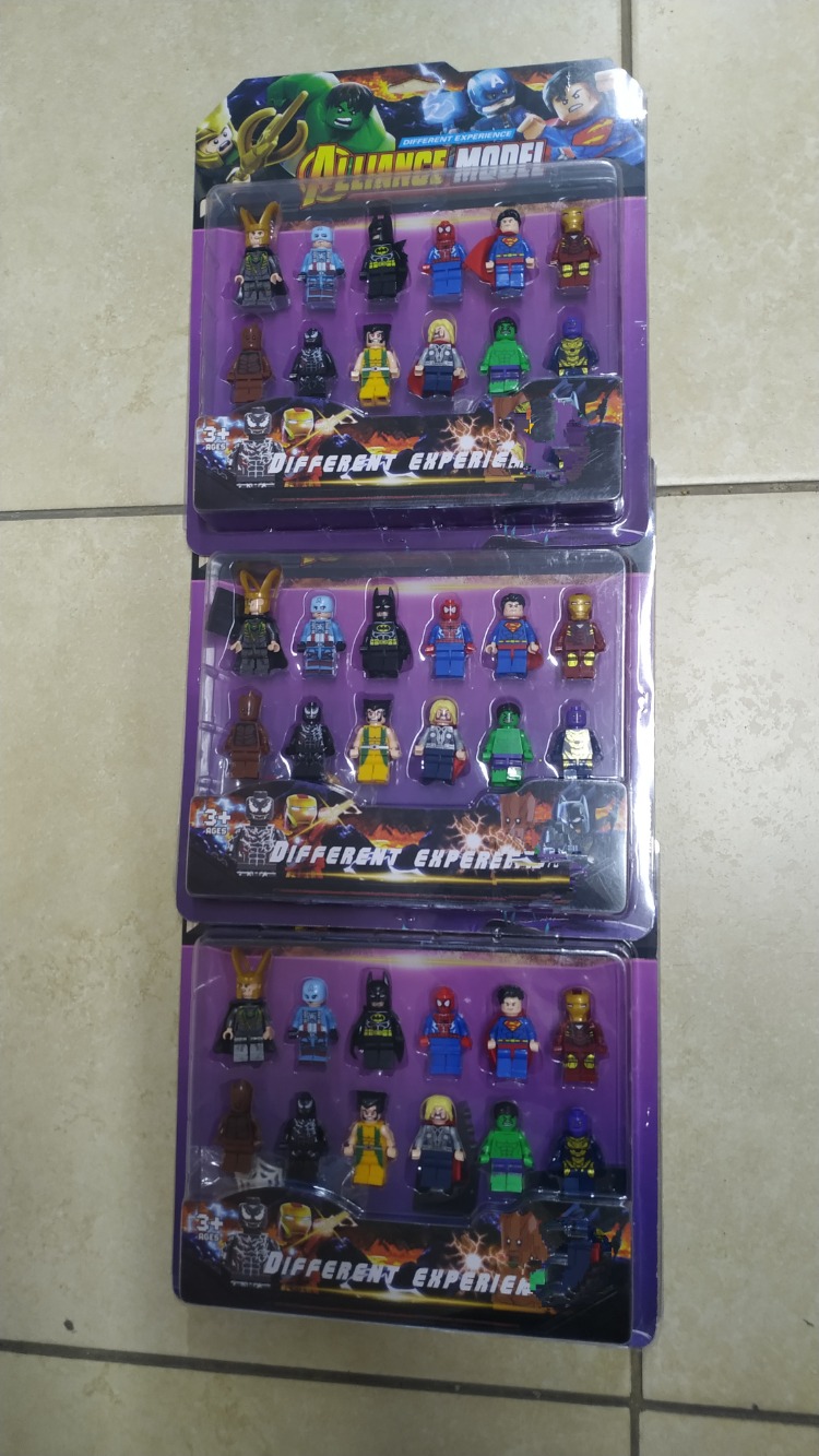 12 Lİ MINECRAFT SETİ - marvel-avangers - LEGO FİGÜR