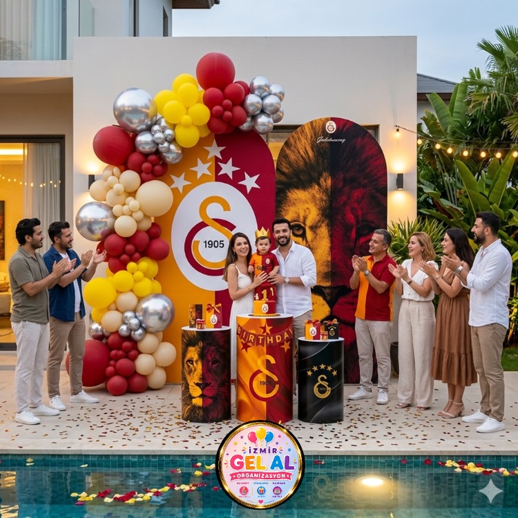 GALATASARAY KONSEPT DOĞUM GÜNÜ SÜSLEME