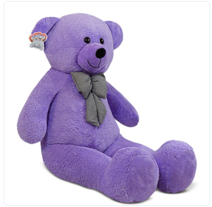 130 CM MOR PAPYONLU DEV PELUŞ AYICIK