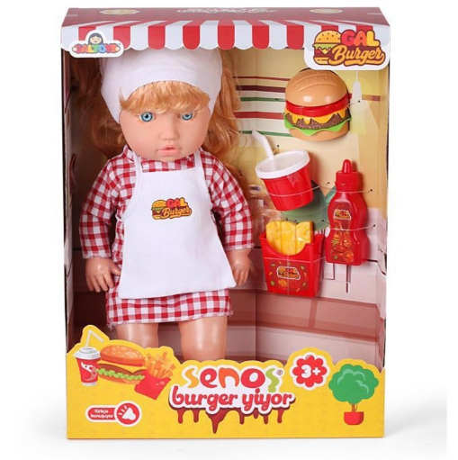 SENOŞ BEBEK BURGER YİYOR