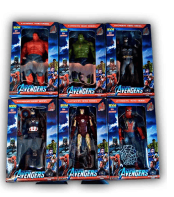 TEKLİ KUTULU KAHRAMAN SPIDERMAN HULK BATMAN