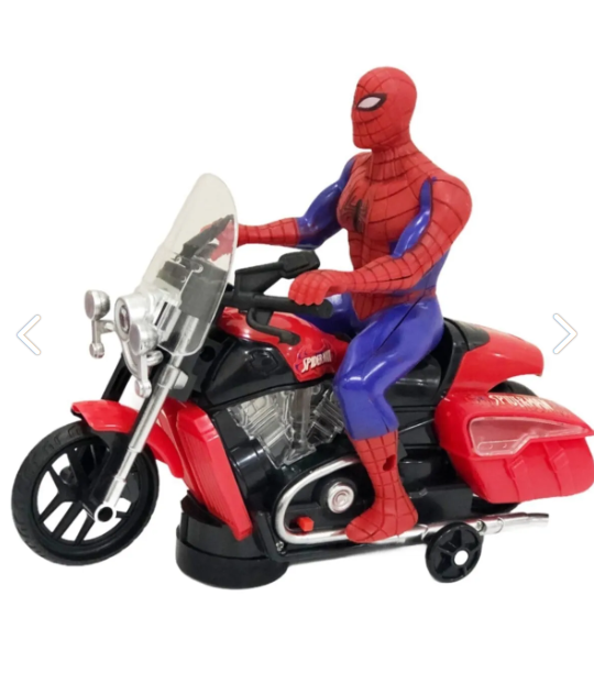 PILLI MOTOR SPIDER MÜZİKLİ IŞIKLI ÇARP DÖN MEKANİZMA