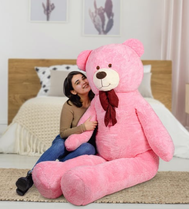 200 CM PEMBE PAPYONLU DEV PELUŞ AYICIK