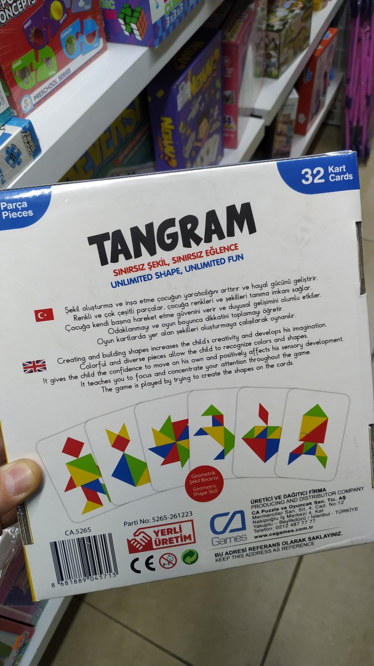 TANGRAM kutulu