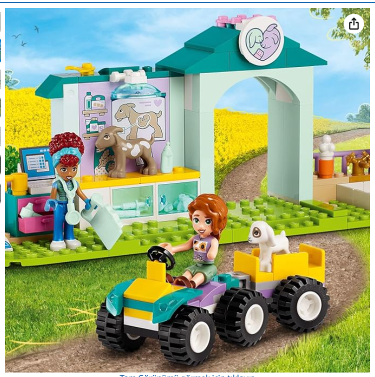 LEGO Friends Çiftlik Hayvanı Veteriner Kliniği 42632- (161 Parça)