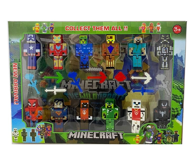 12 Lİ MINECRAFT SET