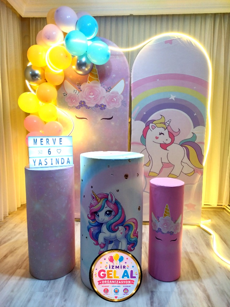 UNICORN KONSEPT DOĞUM GÜNÜ SÜSLEME