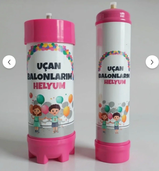 Helyum Tüpü Uçan Balon Gazı Helyum Gazı 2,2 Litre