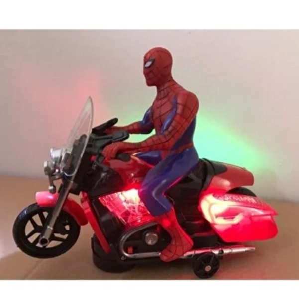 PILLI MOTOR SPIDER MÜZİKLİ IŞIKLI ÇARP DÖN MEKANİZMA