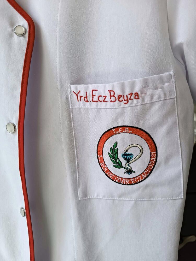 kısa kollu önlük
