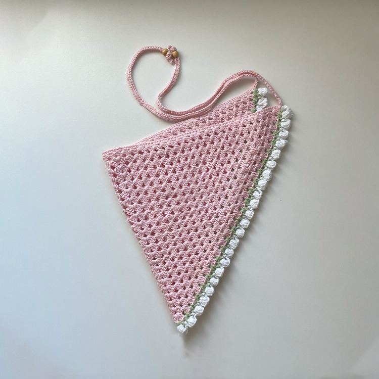 Çilek Örme Bandana
