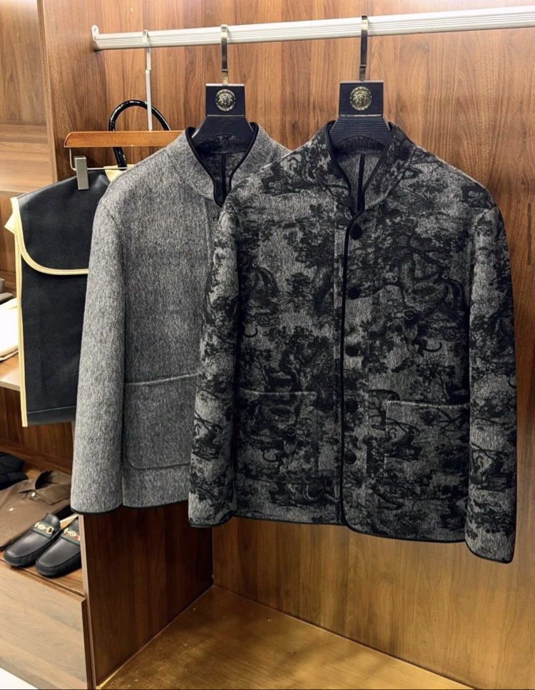Dıor Goatskin Cashmere Coat