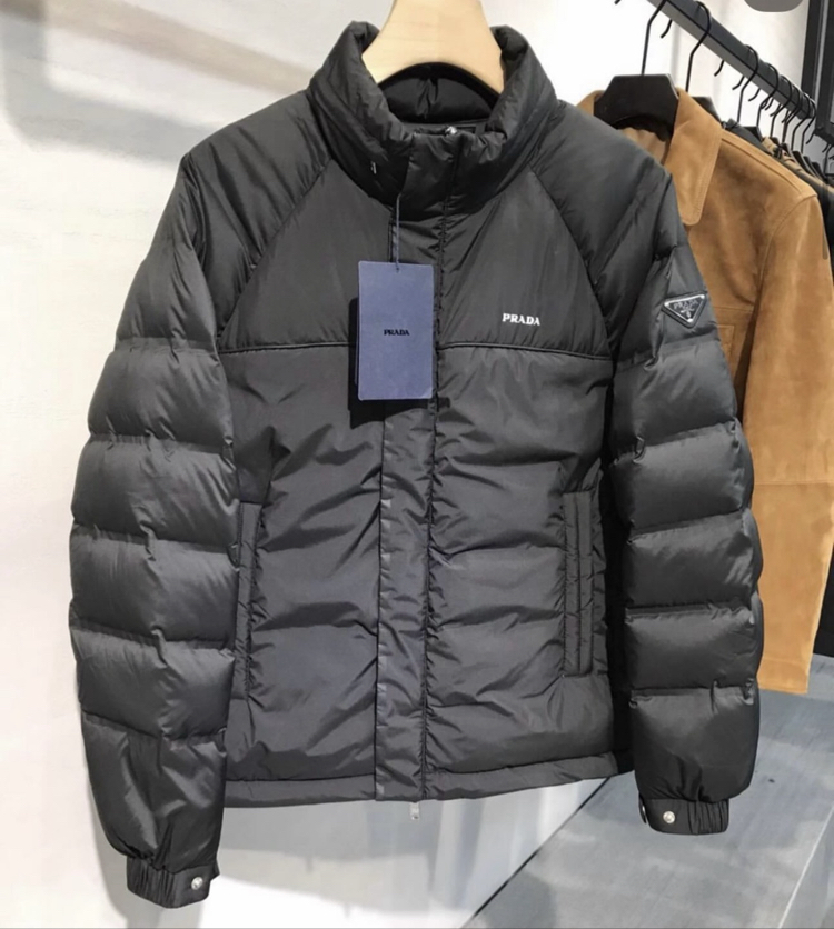 Prada Stand Collar Down Jacket