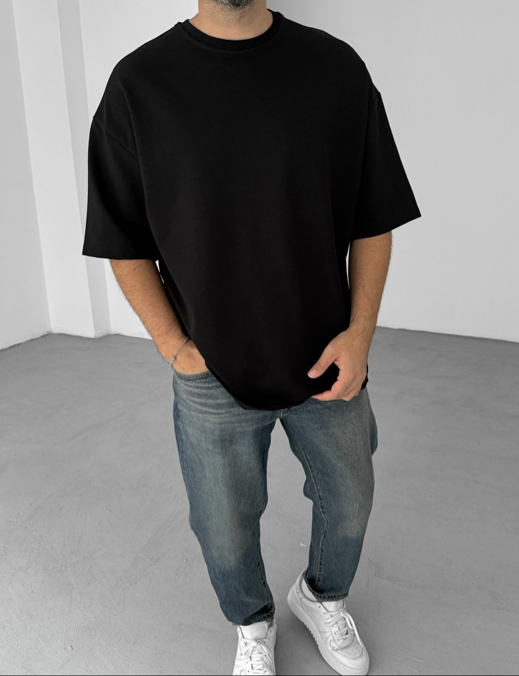 Siyah Oversize Tshirt