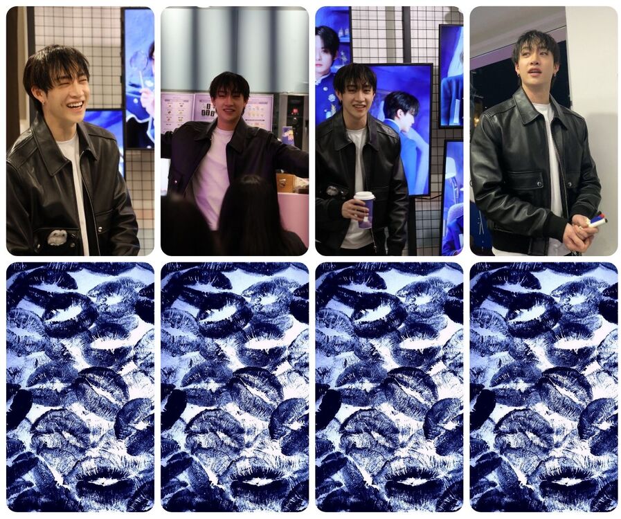 Bangchan Blue Kiss Fotokart