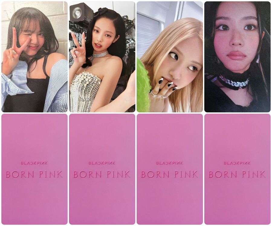 BLACKPINK BORN PINK Fotokart
