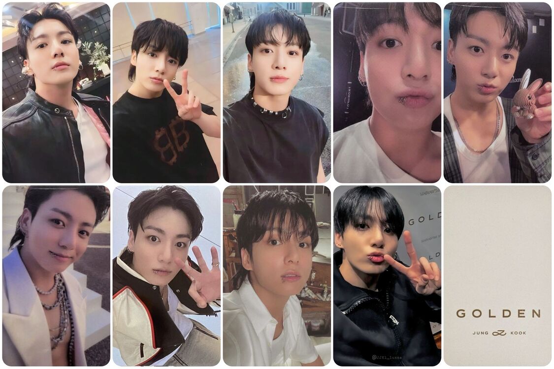 Jungkook GOLDEN Fotokart