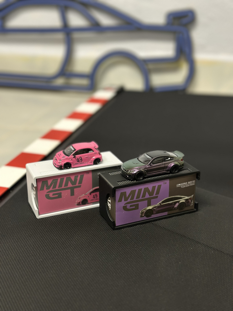 Mini GT için Kutulu Sergileme Standı
