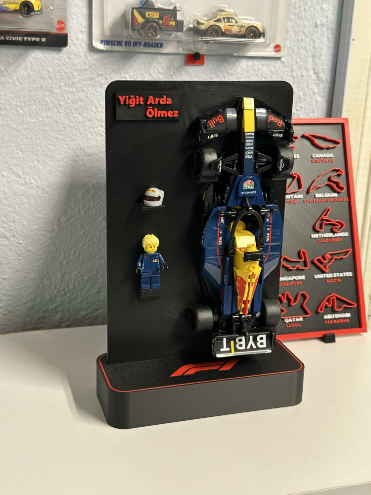 KİŞİYE ÖZEL LEGO Speed Champ F1 için Stand