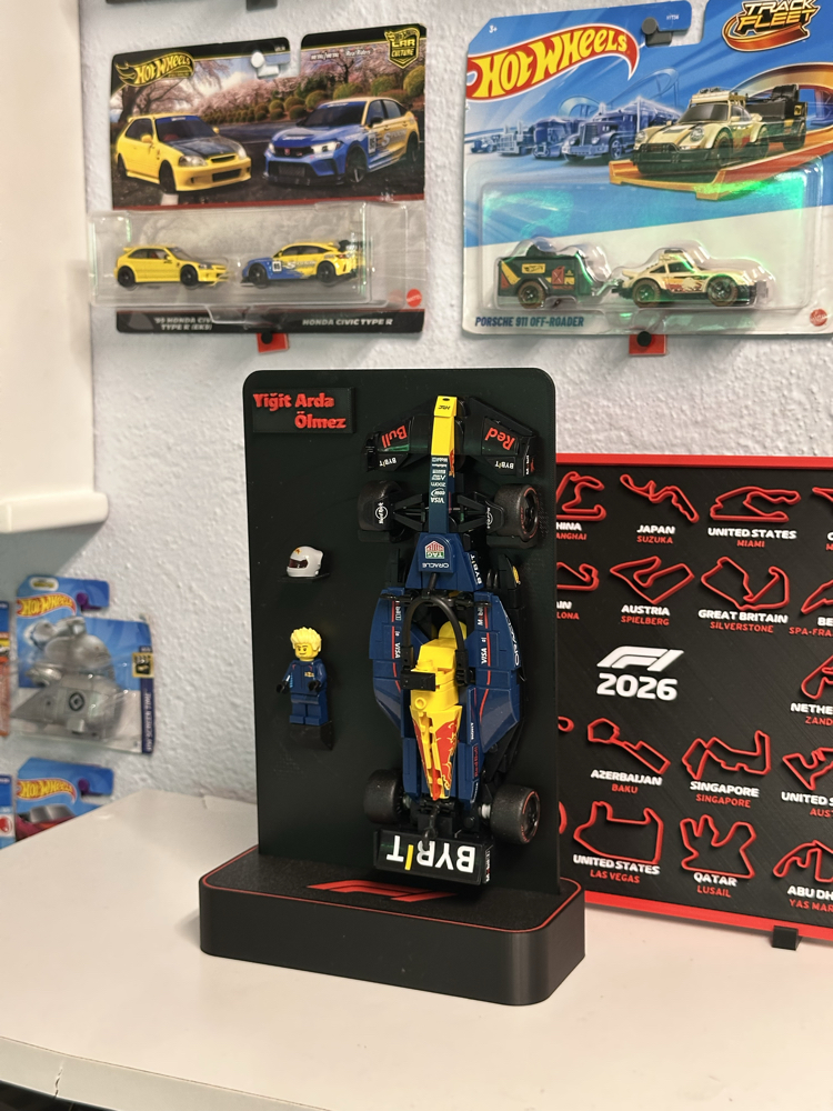 KİŞİYE ÖZEL LEGO Speed Champ F1 için Stand