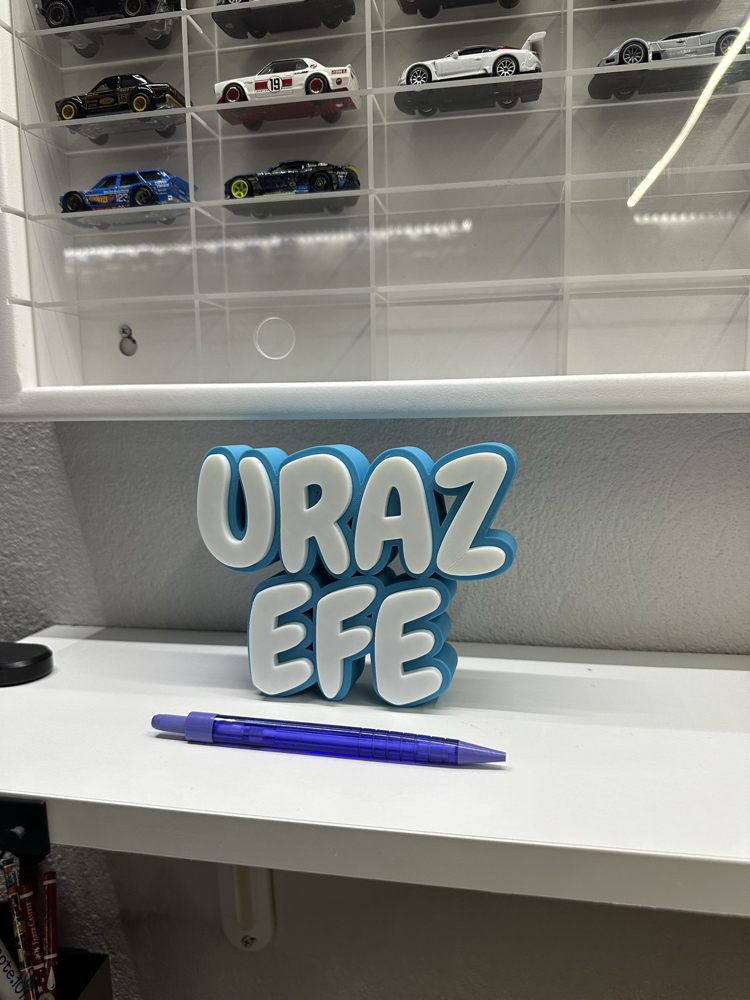 İsme Özel Masa Süsü