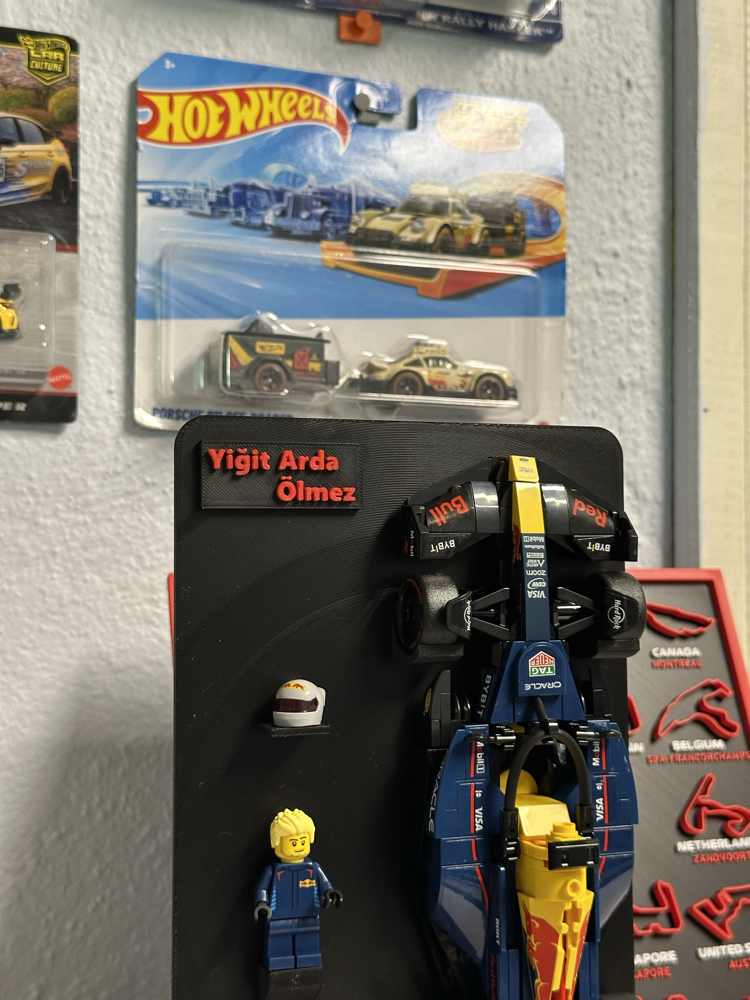 KİŞİYE ÖZEL LEGO Speed Champ F1 için Stand