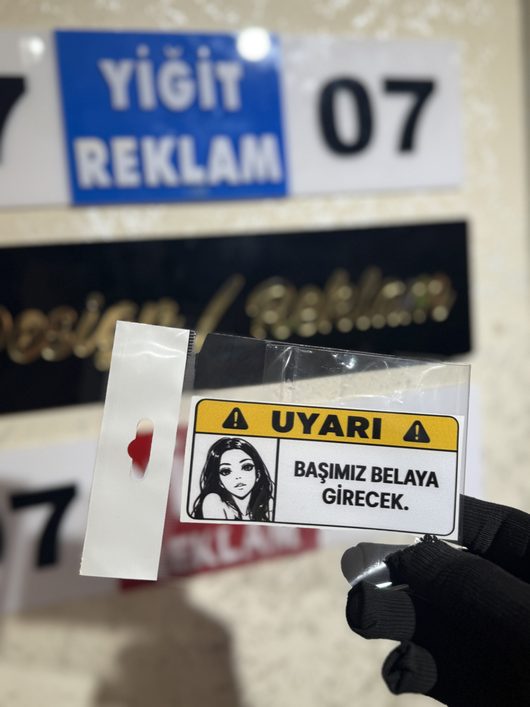 Uyarı sticker 9
