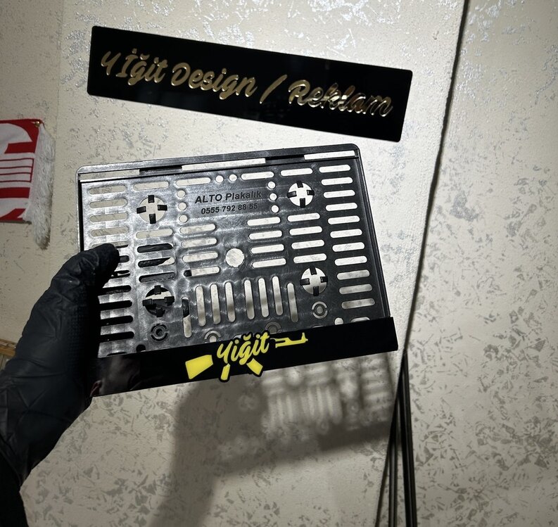 İsme Özel Motor Plakalık 