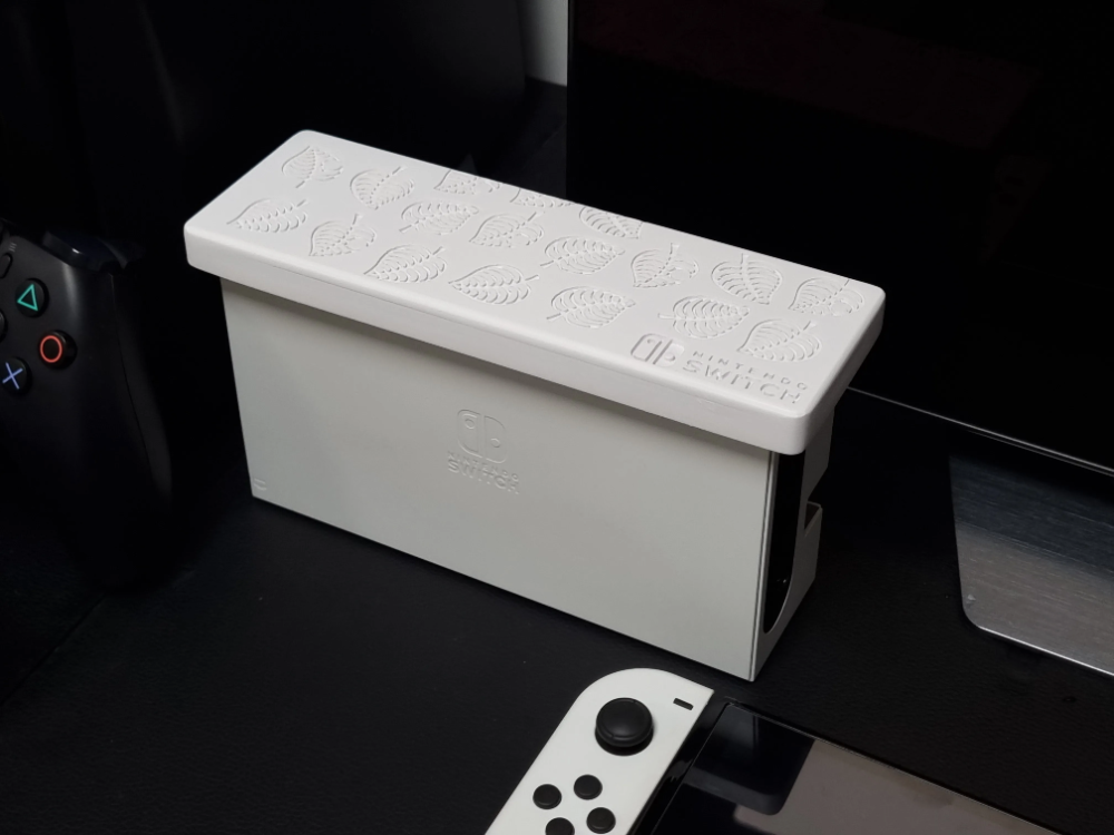 Nintendo Switch Dock Animal Crossing Temalı toz koruyucu kapak