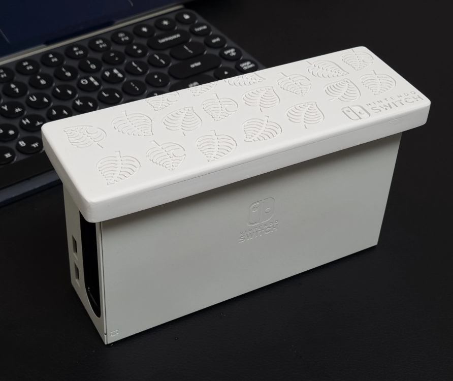 Nintendo Switch Dock Animal Crossing Temalı toz koruyucu kapak