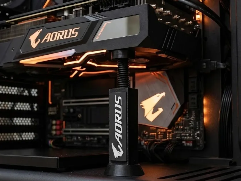 Aorus Tasarımlı Ekran Kartı Destek Aparatı