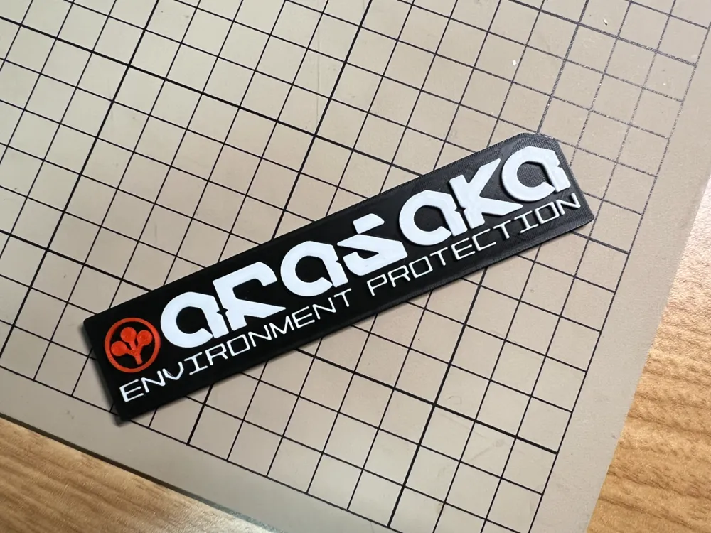 Cyberpunk 2077 Arasaka Şirket Logo Plakası