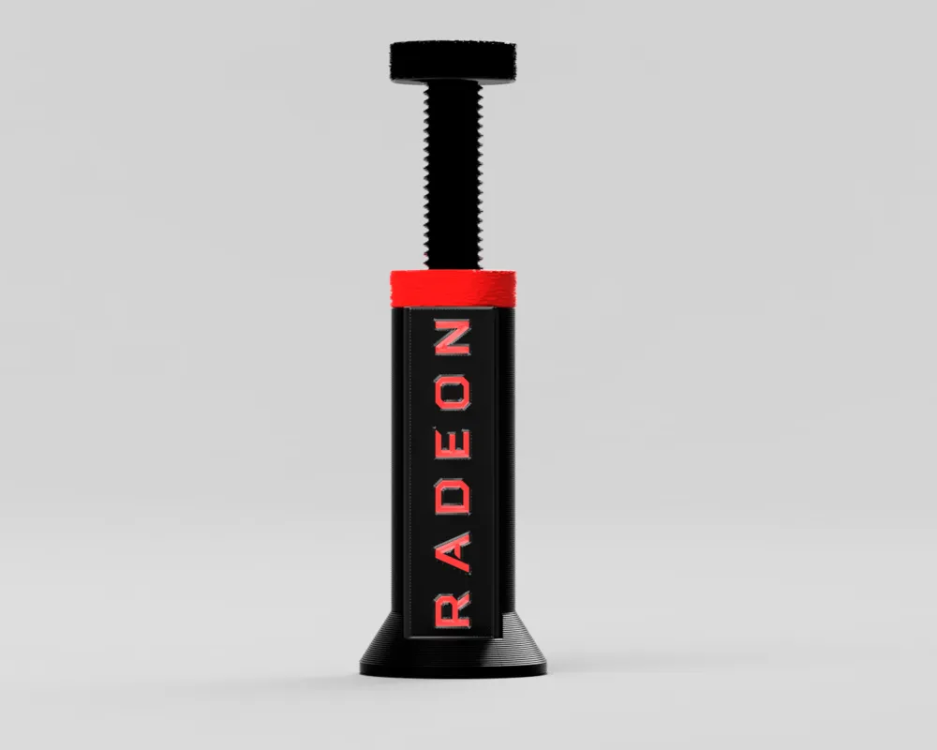 RADEON Tasarımlı Ekran Kartı  Destek Aparatı