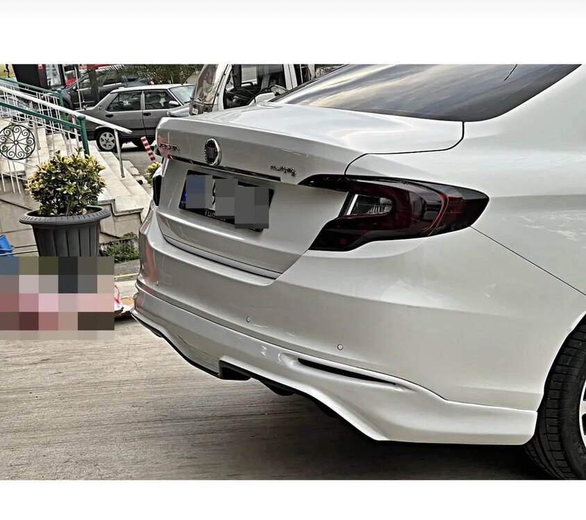 FİAT EGEA SEDAN ARKA TAMPON EKİ ÇİFT RENK BOYALI