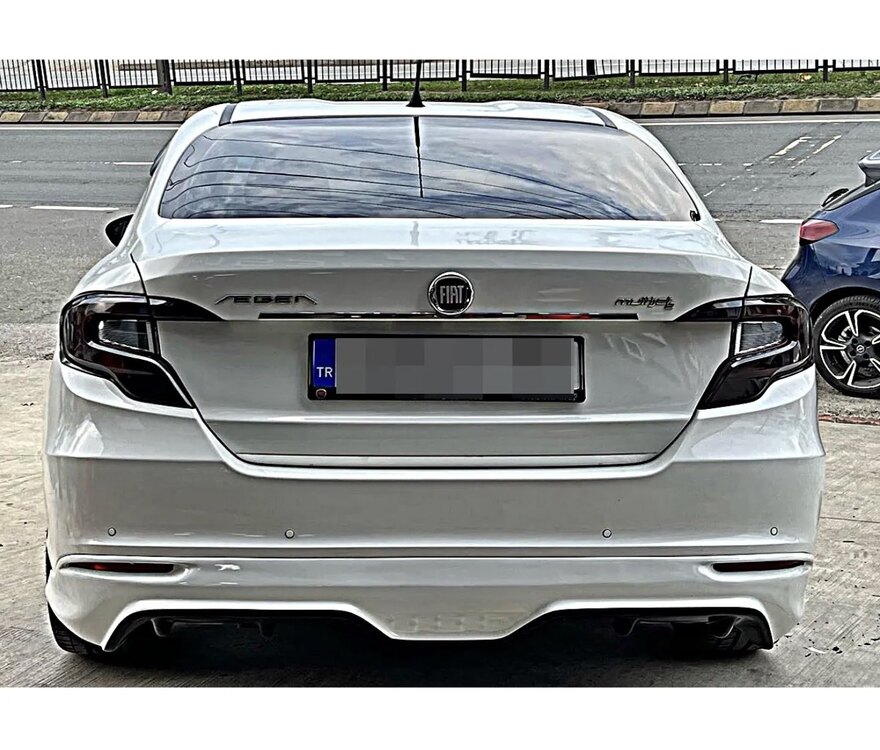 FİAT EGEA SEDAN ARKA TAMPON EKİ ÇİFT RENK BOYALI