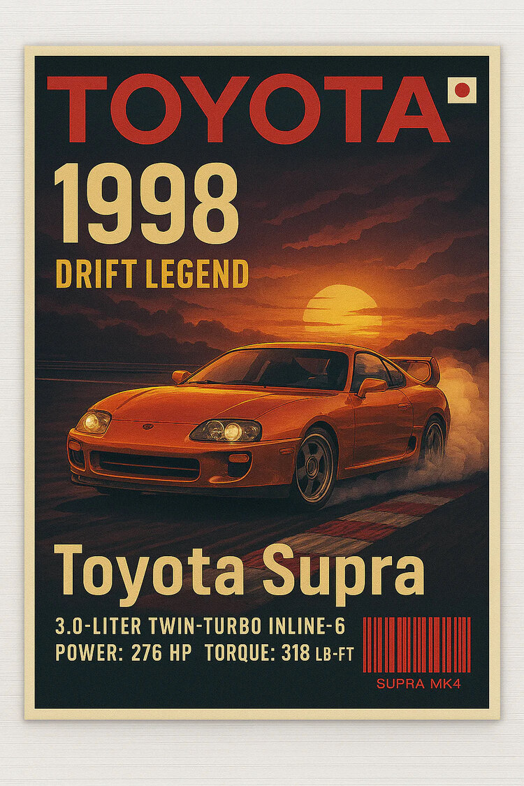 ARTurbo Supra MK4 3D Halı