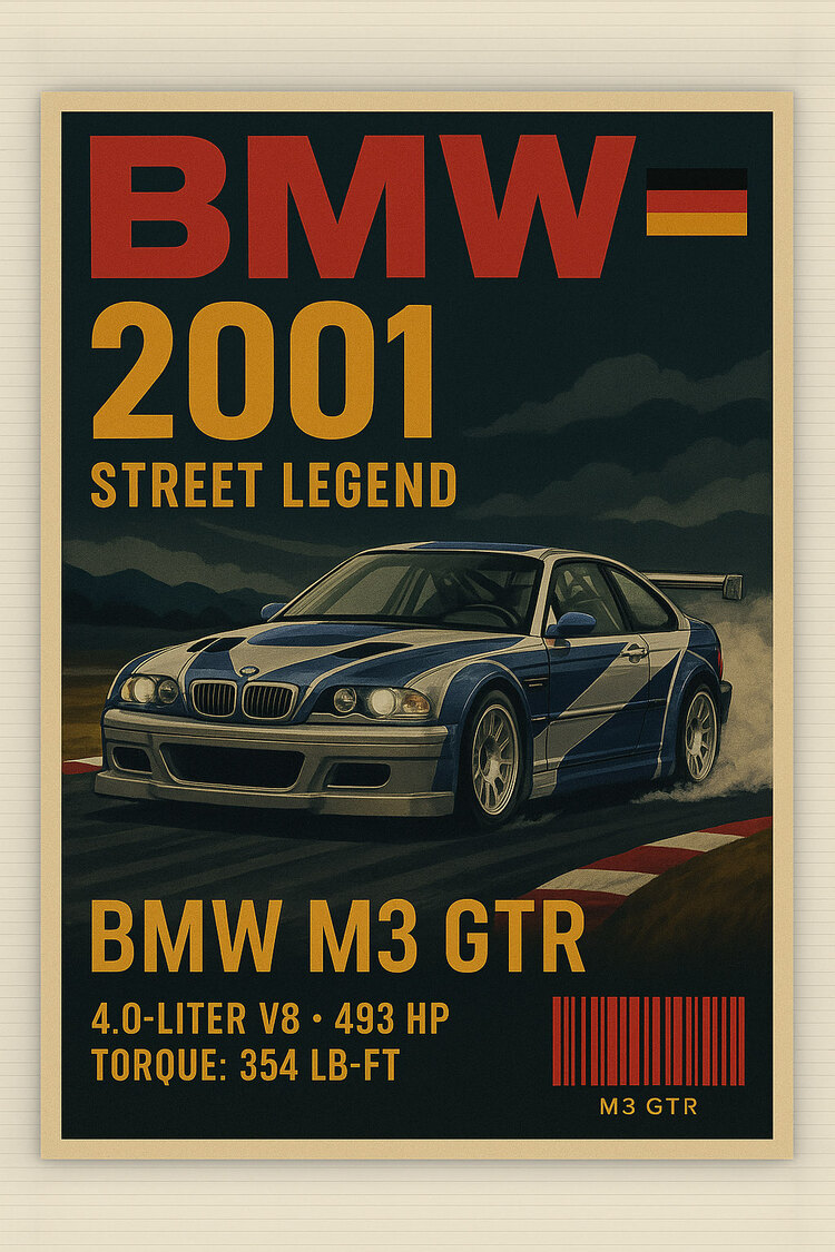 ARTurbo Most Wanted M3GTR 3D Halı