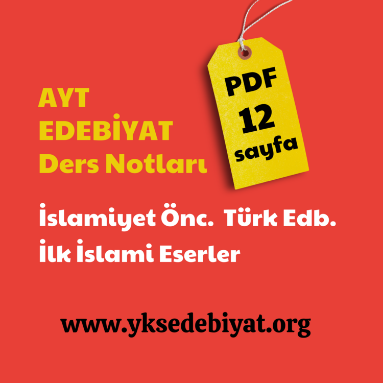 İslamiyet Öncesi TE / İlk İslami Eserler