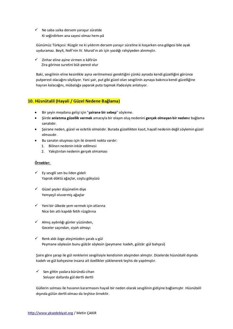 Edebi Sanatlar