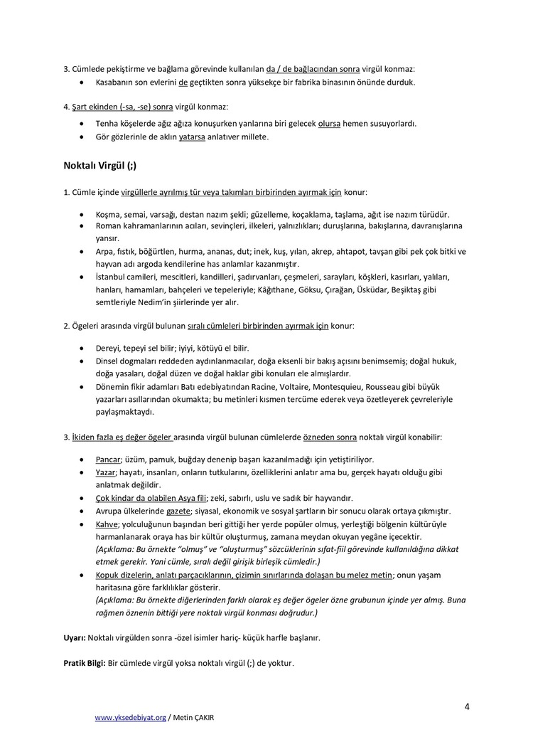 Noktalama İşaretleri