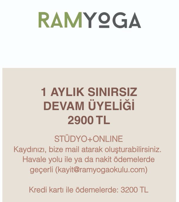1 Aylık Sınırsız Üyelik