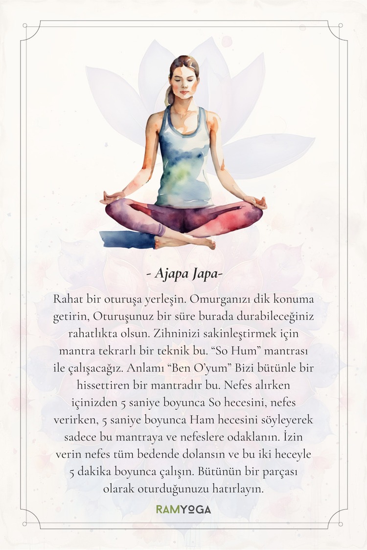Nefes Pratikleri Kart Seti