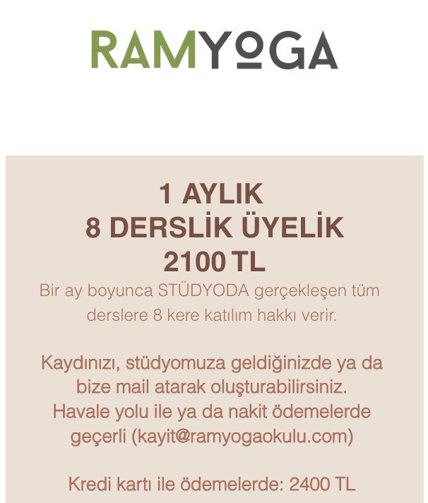 8 Derslik Üyelik