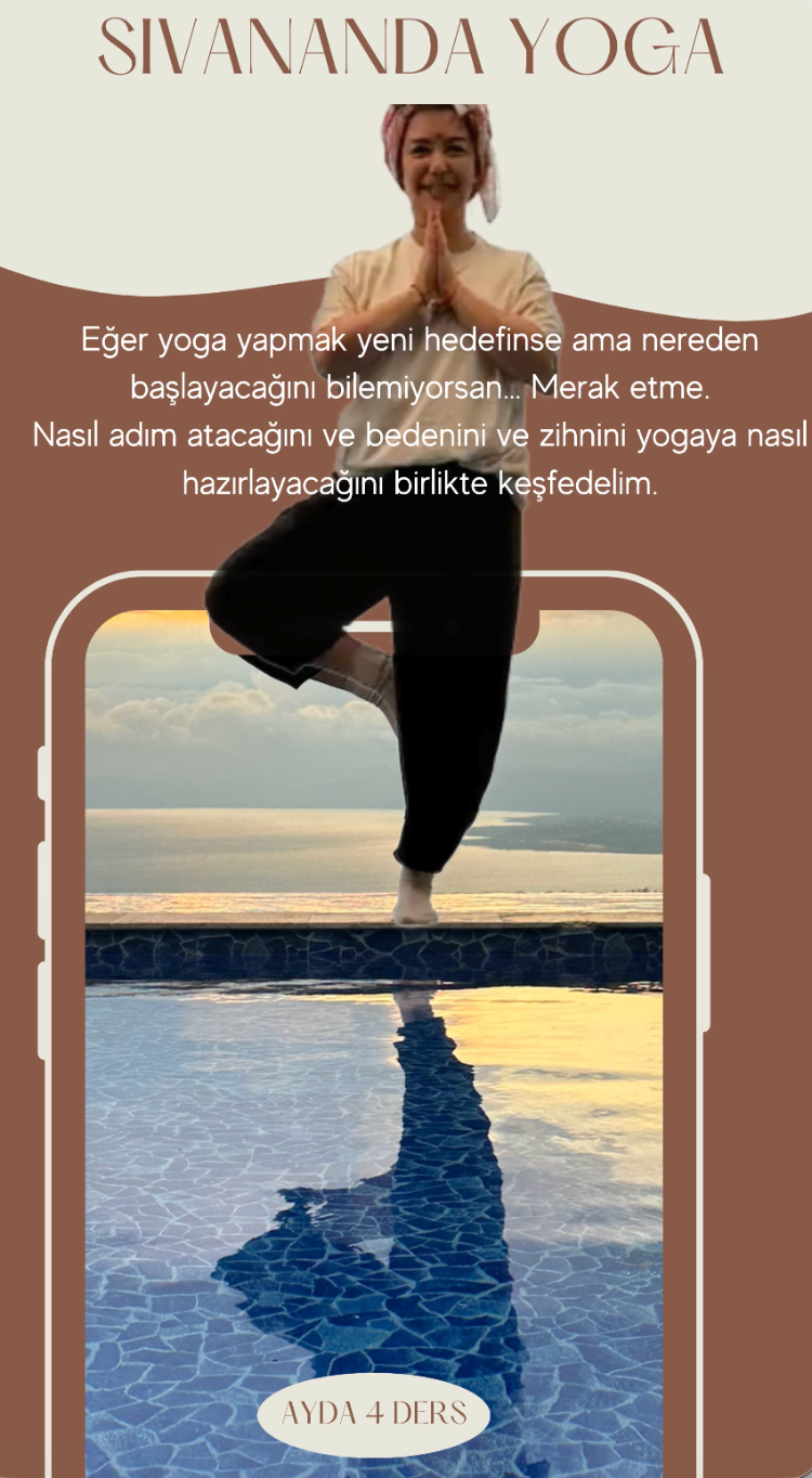 Online Sivananda Yoga Dersleri | Aylık Paket (4 Ders)