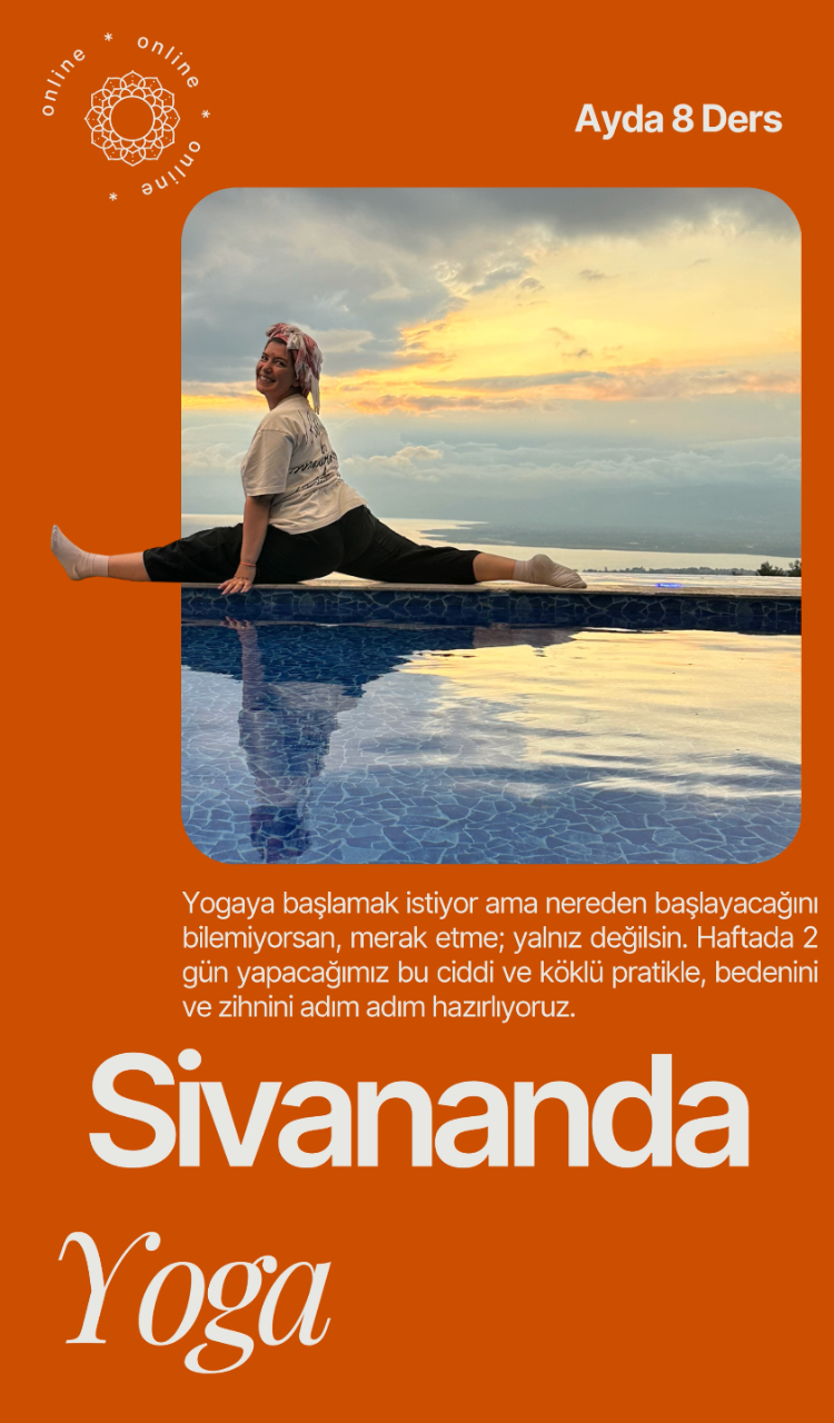 Kişiye Özel Online Sivananda Yoga | Aylık Paket (Haftada 2 Ders | Toplam 8 ders)